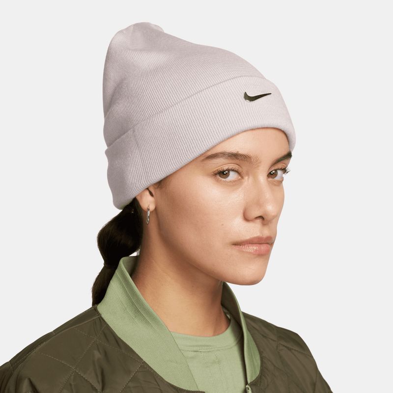 Nike Gorro Com Logo Bege