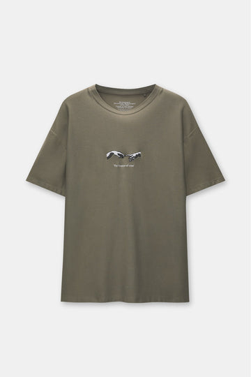 Pull&Bear T-Shirt Oversized Michelangelo