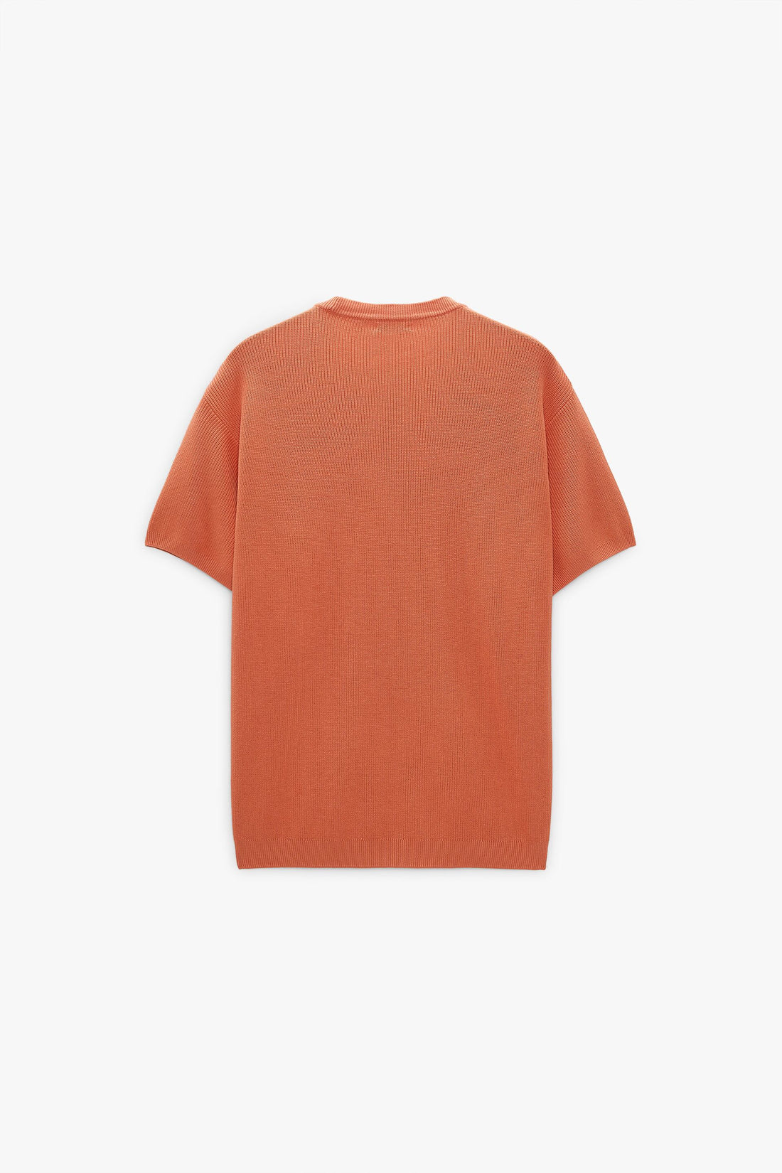 ZARA T-shirt Pearl Jersey Laranja