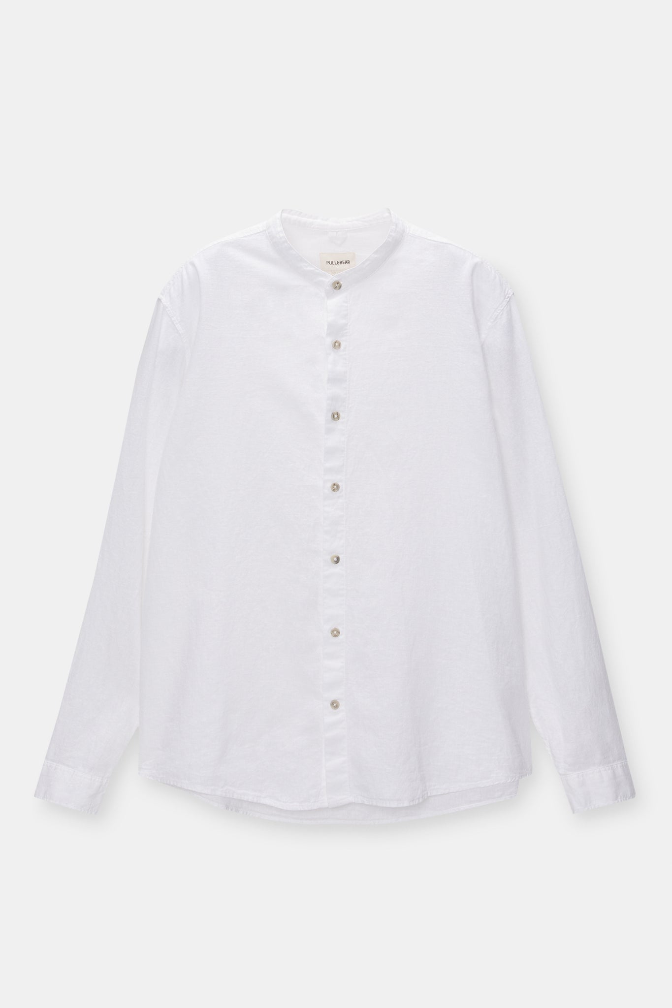 Pull&bear Camisa de Linho Branca