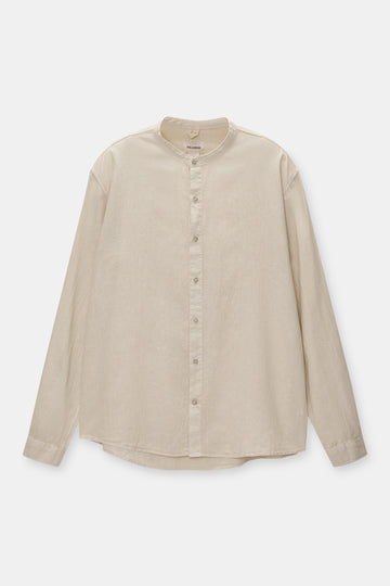 Pull&bear Camisa de Linho Creme