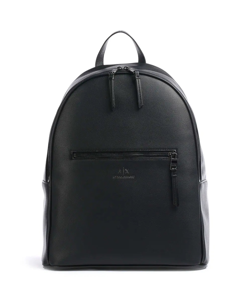 Armani Mochila De Couro Sintético Preto