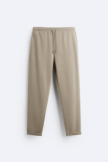 Zara Calças De Cintura Jogger Easy Care