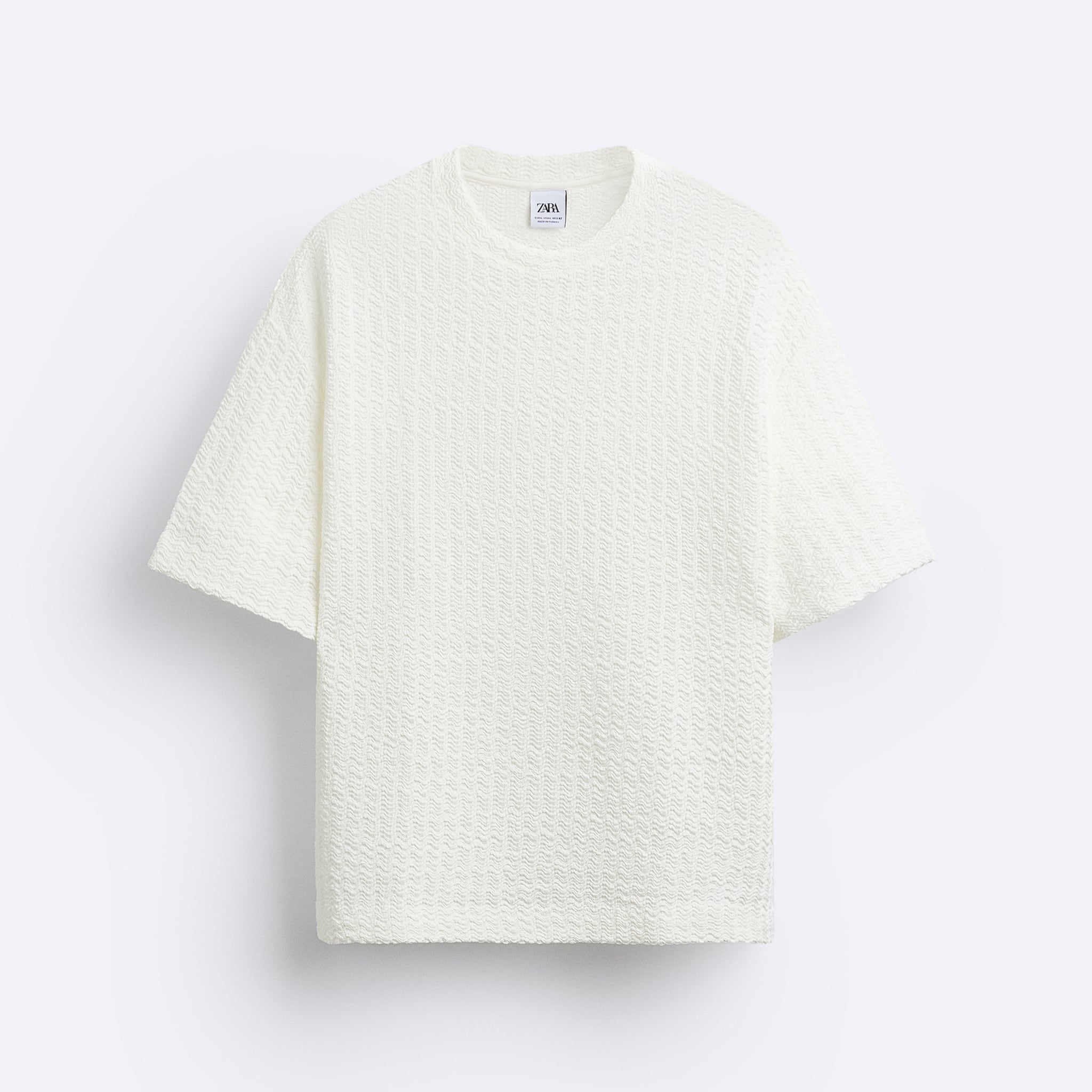 Zara T-Shirt Oversized Com Estrutura