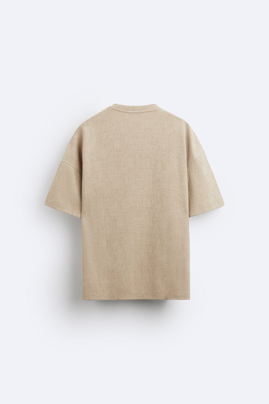 Zara T-Shirt Com Textura Jacquard