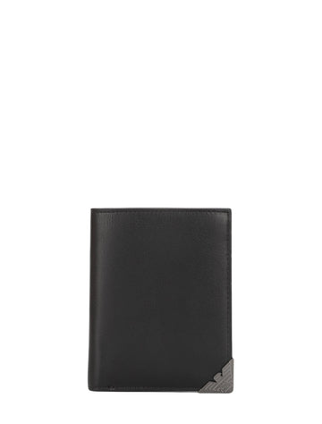 Emporio Armani Carteira Couro Preto