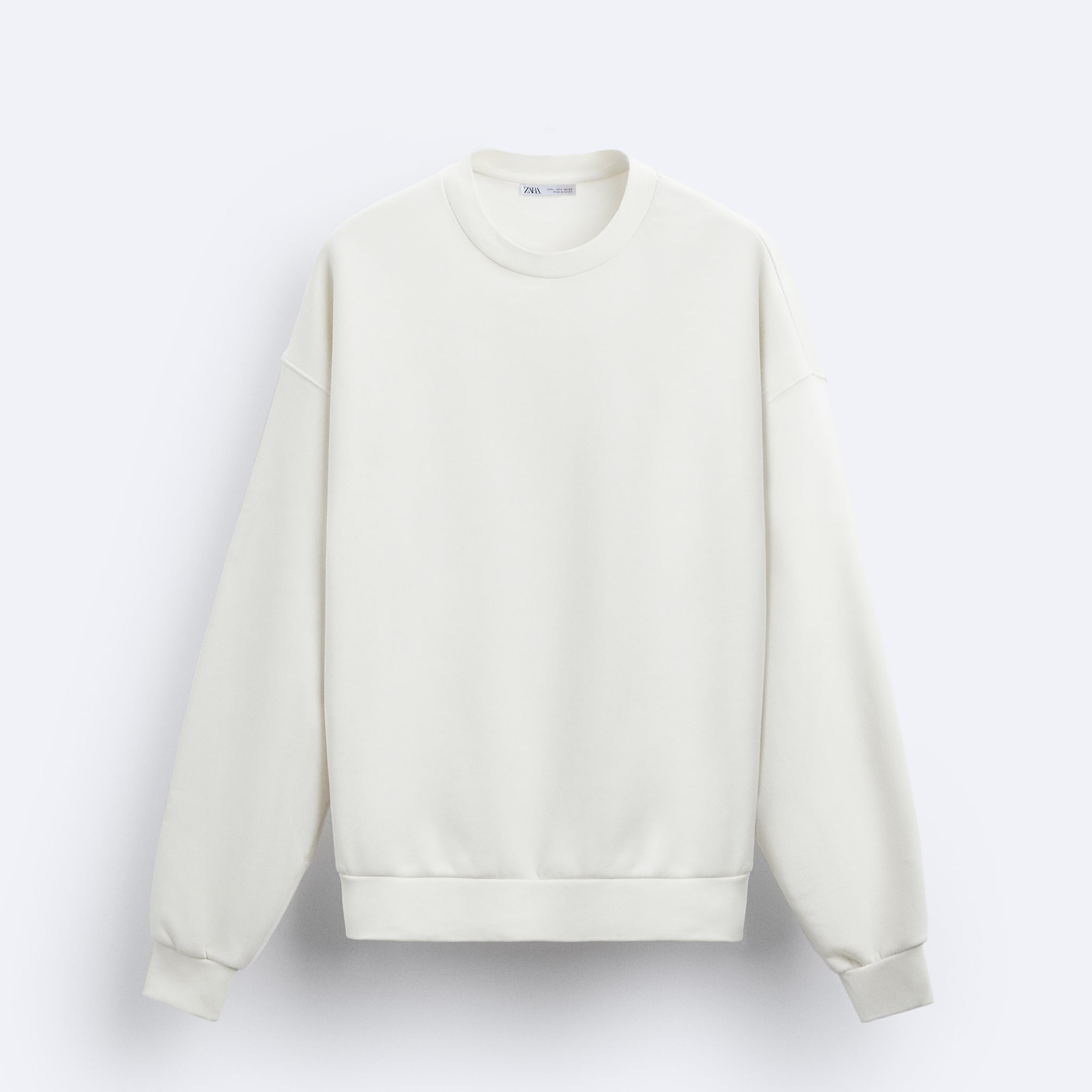 Zara Blusão Oversize Fit Branco