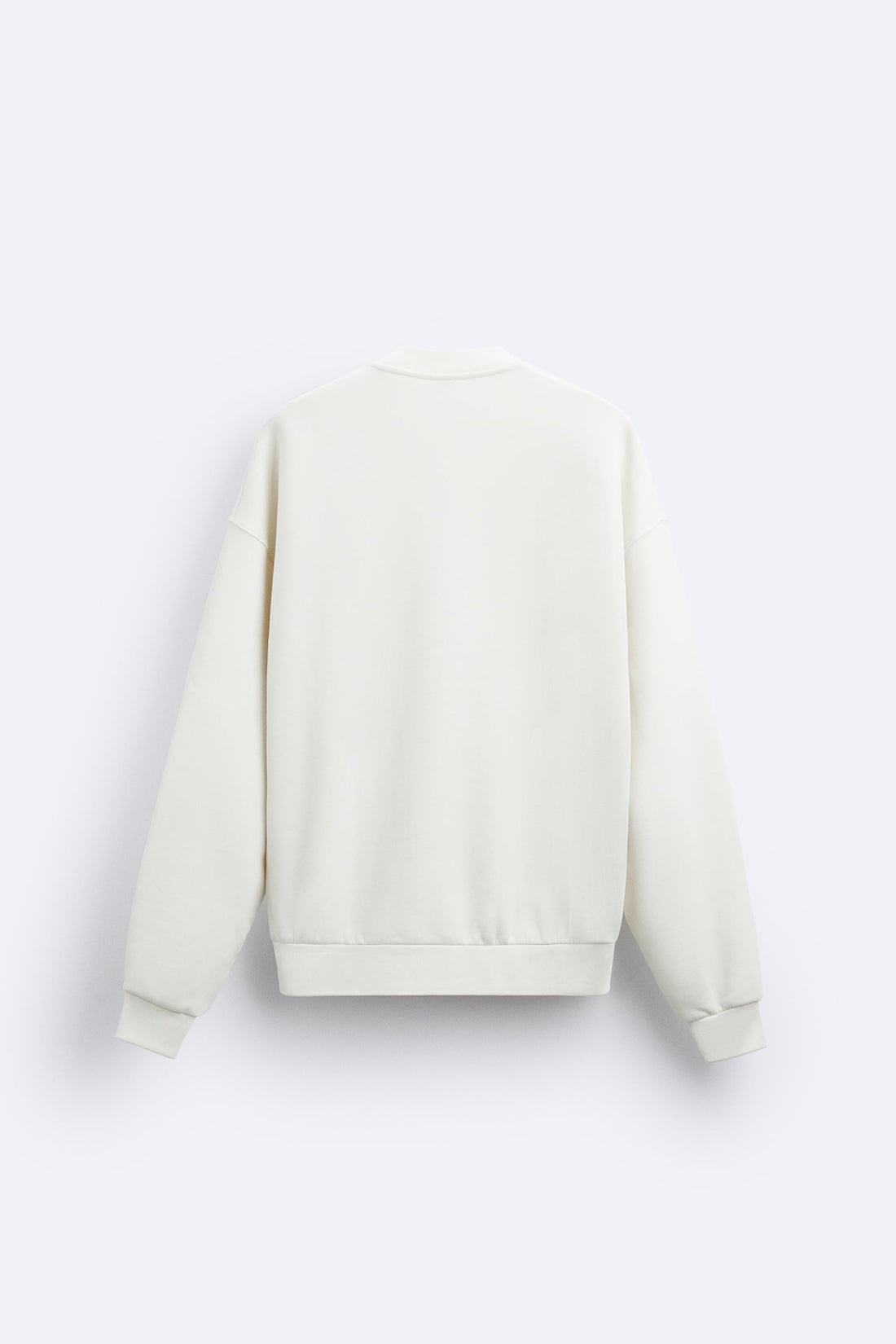 Zara Blusão Oversize Fit Branco