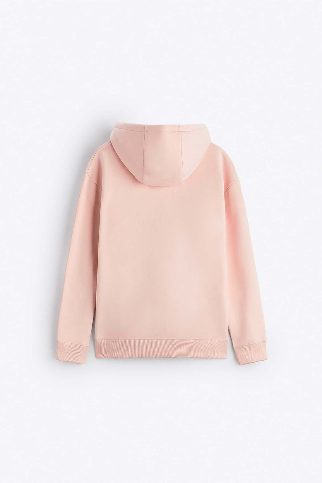 Zara Hoodie Básica Rosa