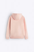 Zara Hoodie Básica Rosa
