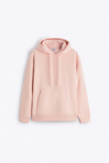Zara Hoodie Básica Rosa