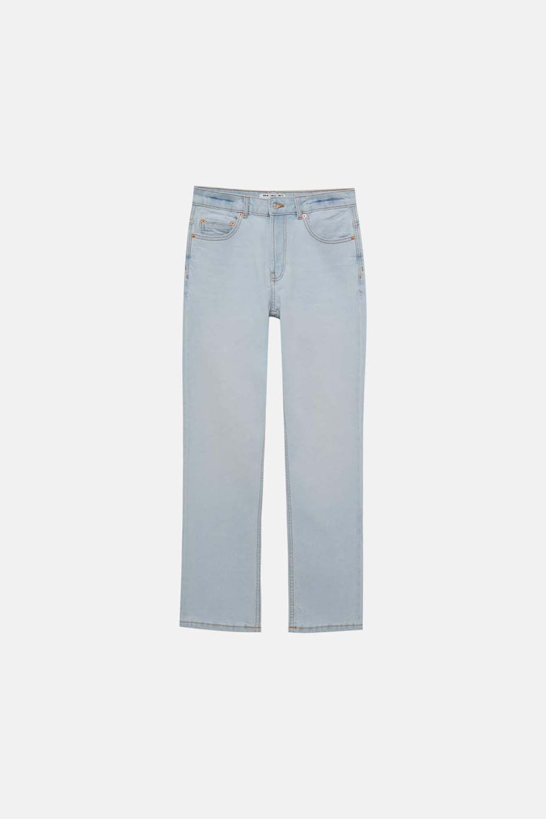 Pull&amp;Bear Calças Jeans Slim Fit Comfort De Algodão