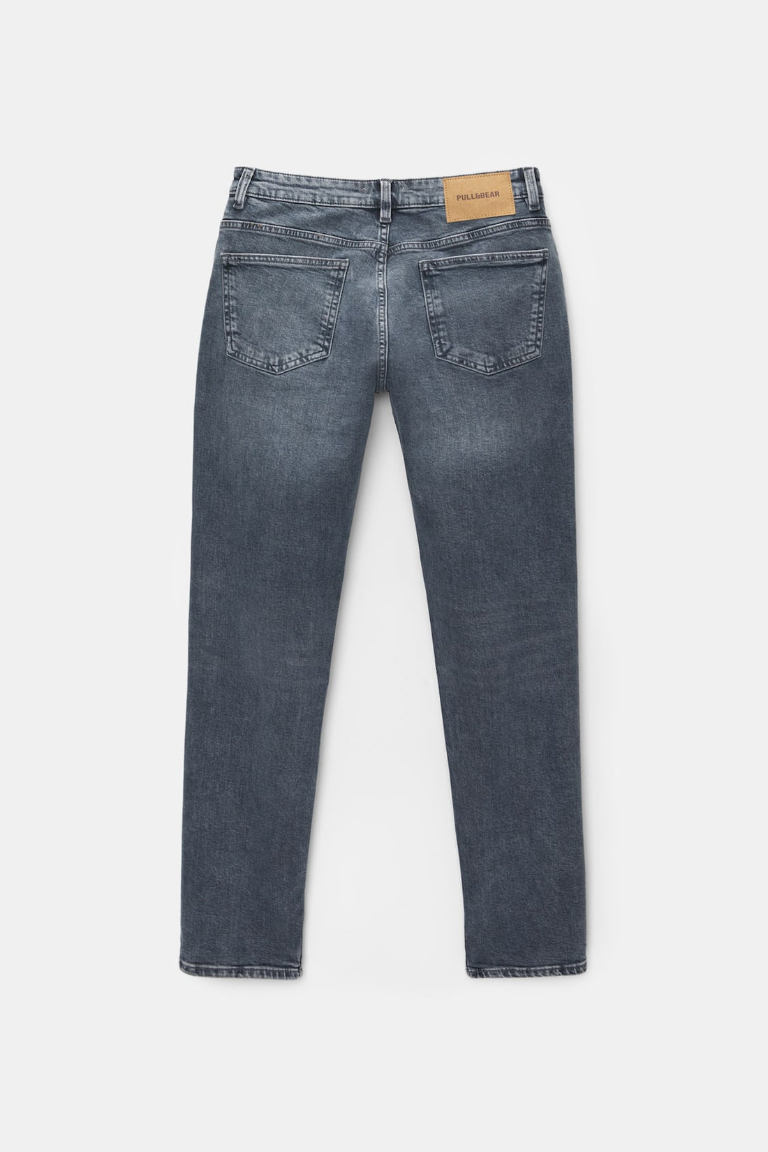 Pull&Bear Calças Jeans Slim Fit Cinza