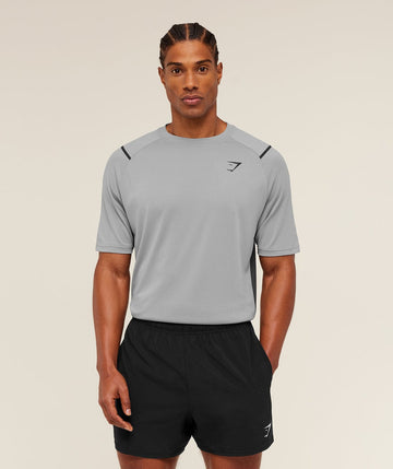 Gymshark T-Shirt Arrival Contrast Cinza