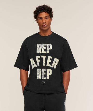 Gymshark T-Shirt Rep After Rep Preta