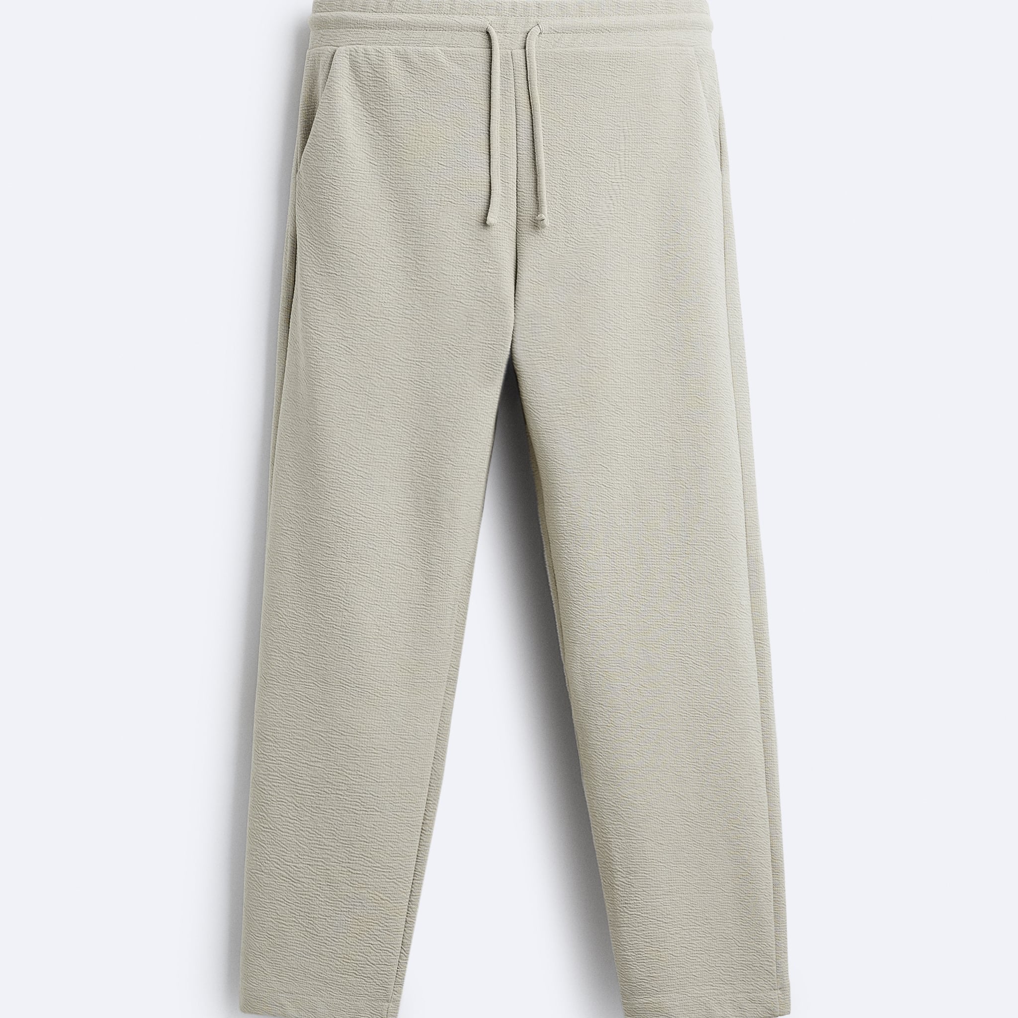 Zara Calças Jogger Com Estrutura