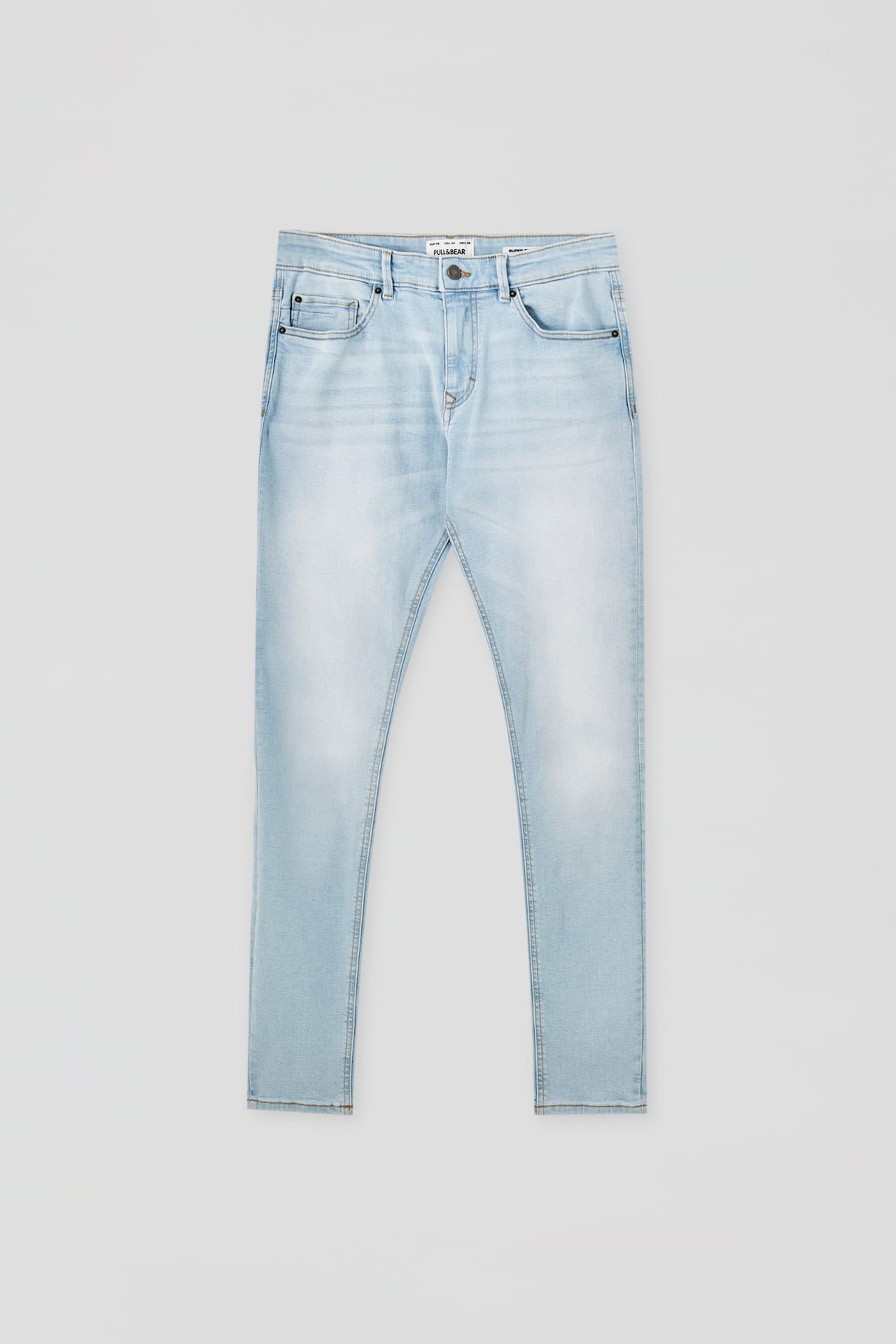 Pull&amp;Bear Jeans super skinny fit bleach