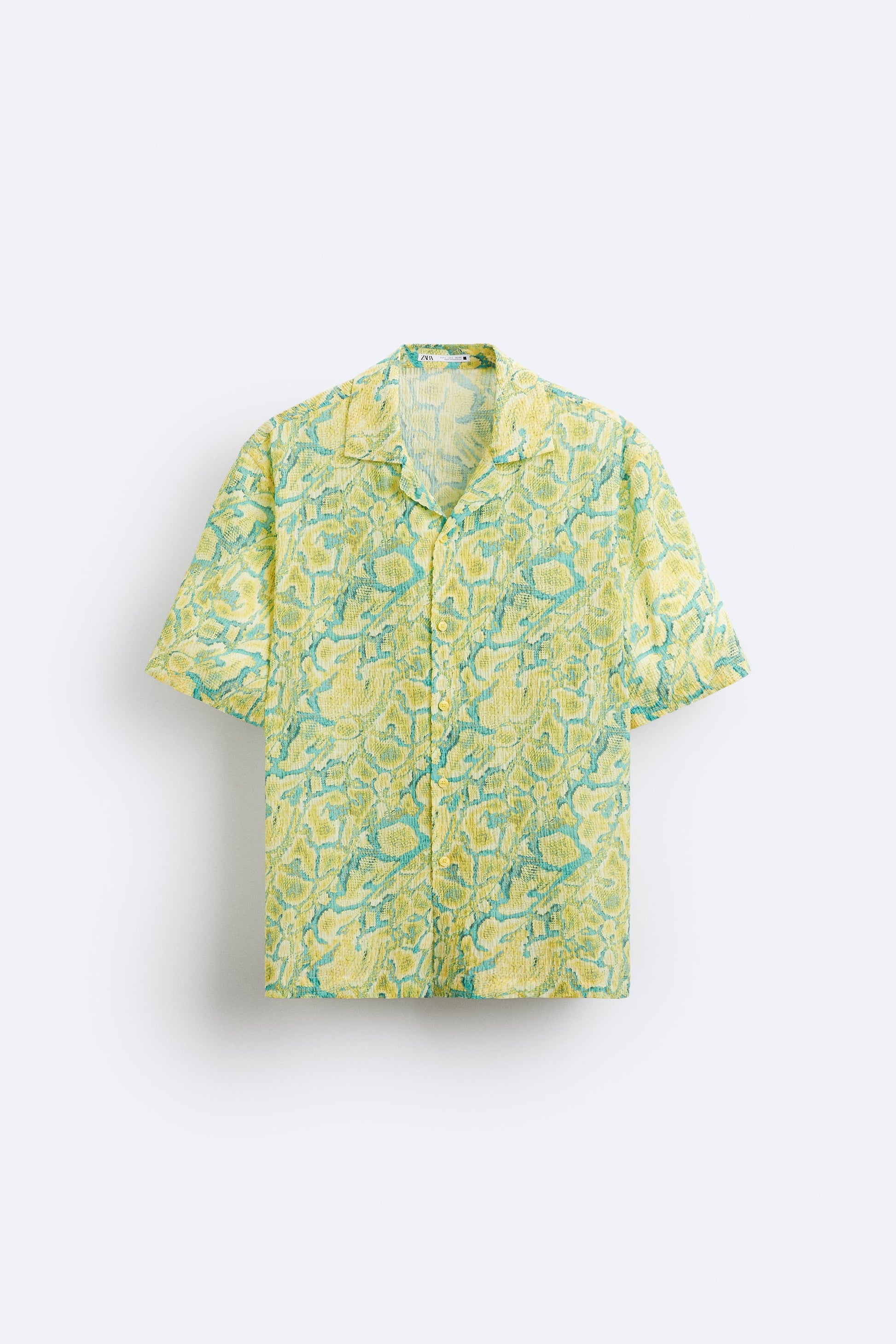 Zara Camisa Com Estampado De Serpente