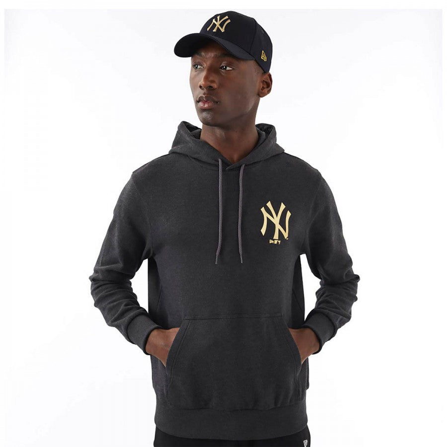 New Era Hoodie MLB Foil Neyyan Grey Med