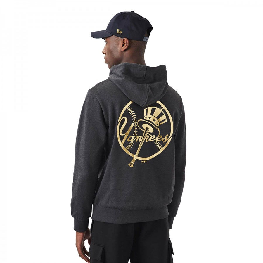 New Era Hoodie MLB Foil Neyyan Grey Med