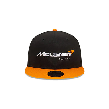 New Era  Chapéu McLaren Racing Flat Kappe Black and Orange