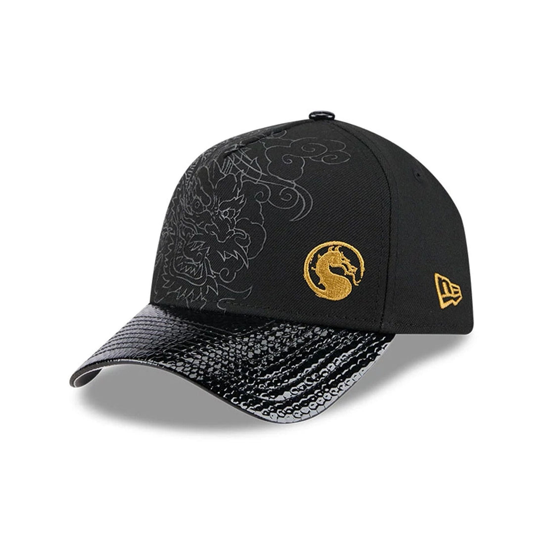 New Era Chapéu Mortal Kombat Dragon 9Forty Preto