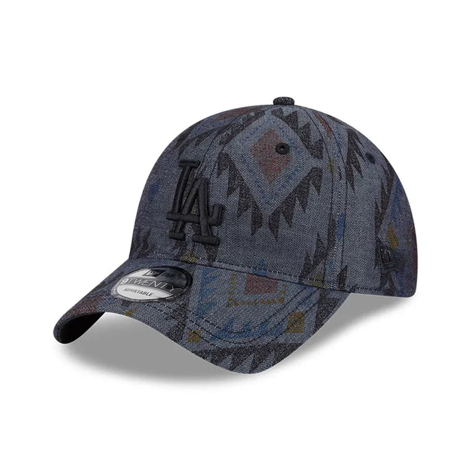 New Era Chapeu Pattern LA Dodgers Navy