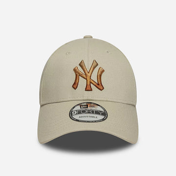 New Era Chapéu New York Bege