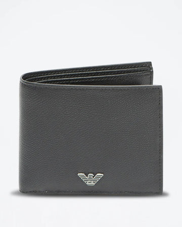Emporio Armani Carteira De Couro Preta
