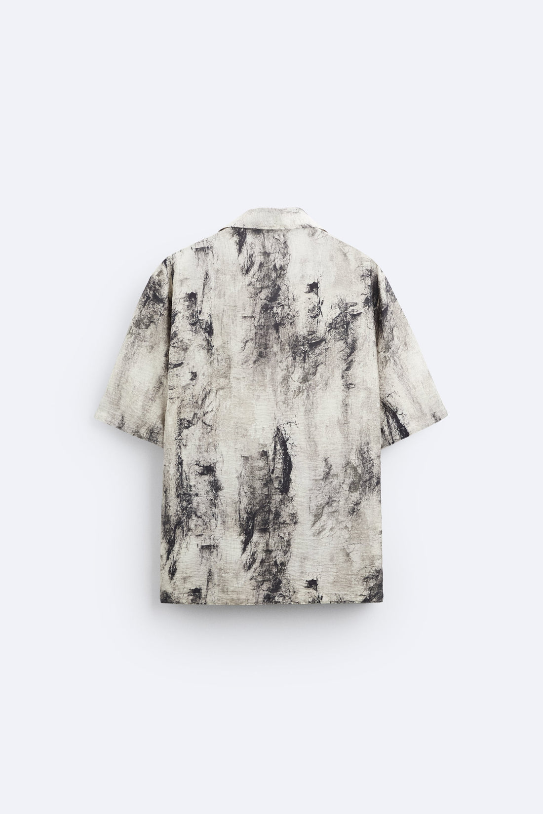 Zara Camisa Com Estampado Abstrado