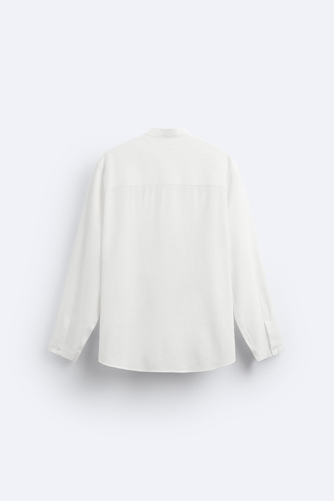 Zara Camisa De Algodão Viscose Branca