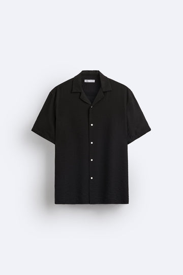 Zara Camisa Com Estrutura Preta