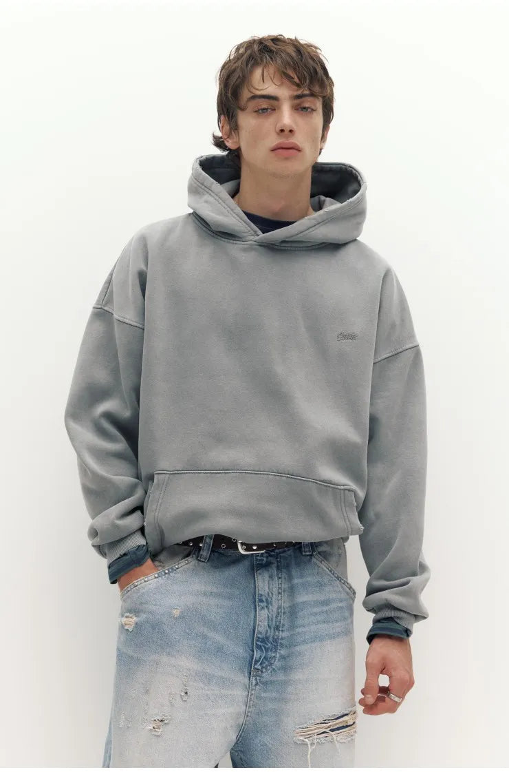 Pull Bear Sweatshirt Com Capuz Cinza