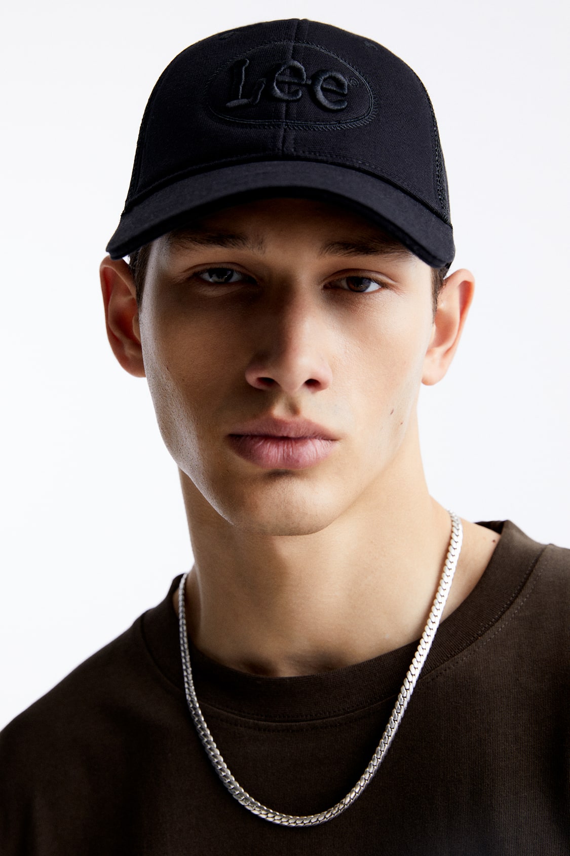 Pull&Bear Chapéu Trucker De Bordado Lee Preto