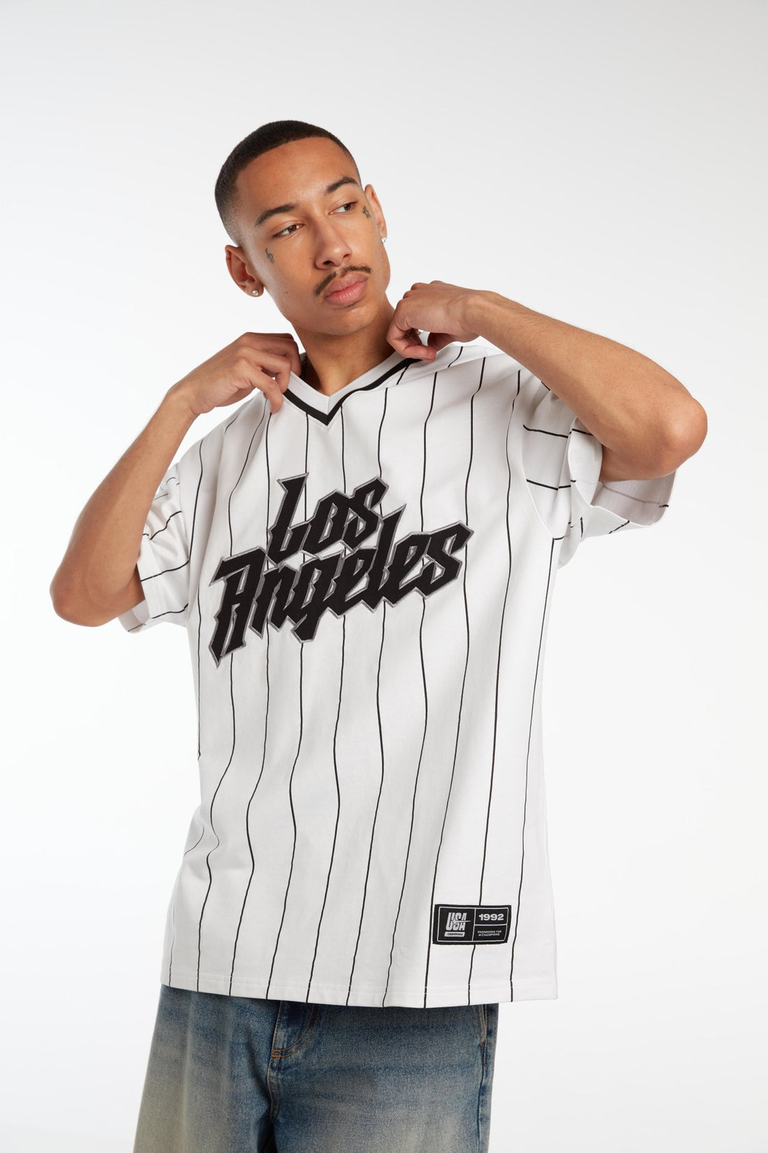 New Yorker T-Shirt Los Angeles as Riscas