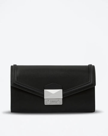 Karl Lagerfeld Carteira Em Couro Preta