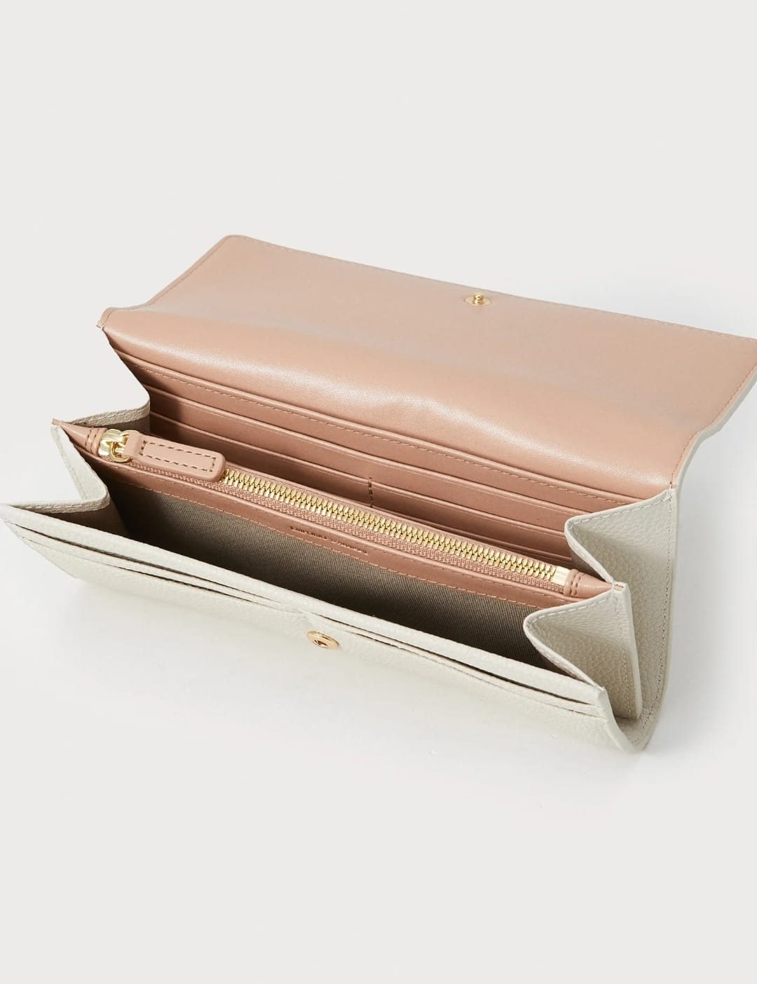 Emporio Armani Carteira Comprida Branco Cru