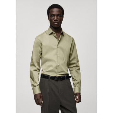 Mango Camisa Verde