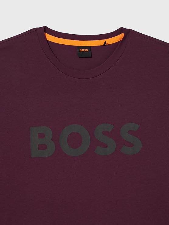 Boss T-Shirt De Logo Roxa