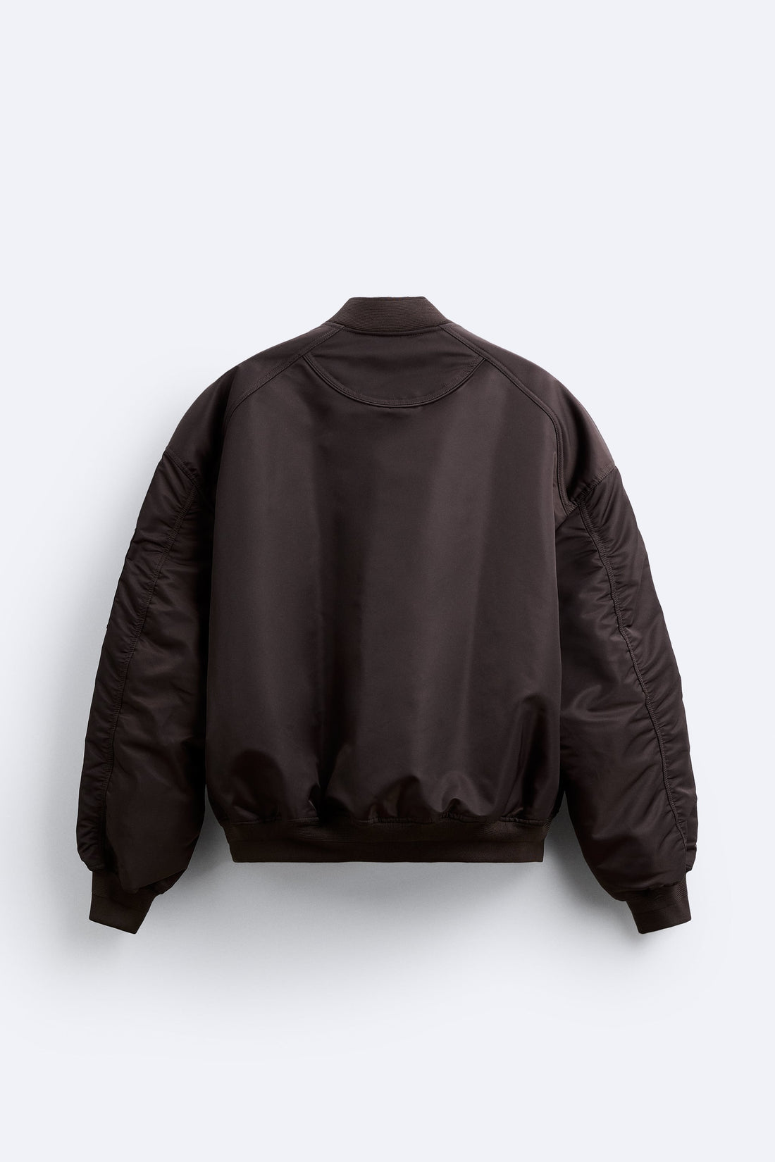 Zara Casaco Bomber Oversized Castanho