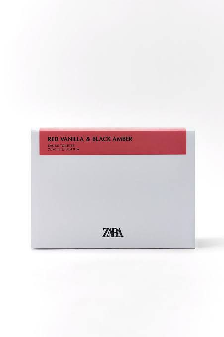Zara Perfume Red Vanilla + Black Amber 90ML