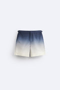 Zara Calções De Banho Tie Dye