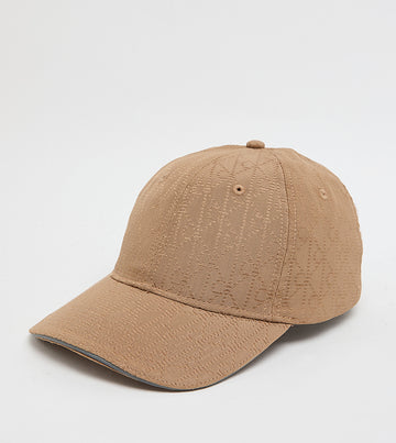 Calvin Klein Chapéu Denim Allover Emblem Castanho