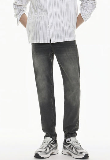 Lefties Calças Jeans Slim Fit Cinzento