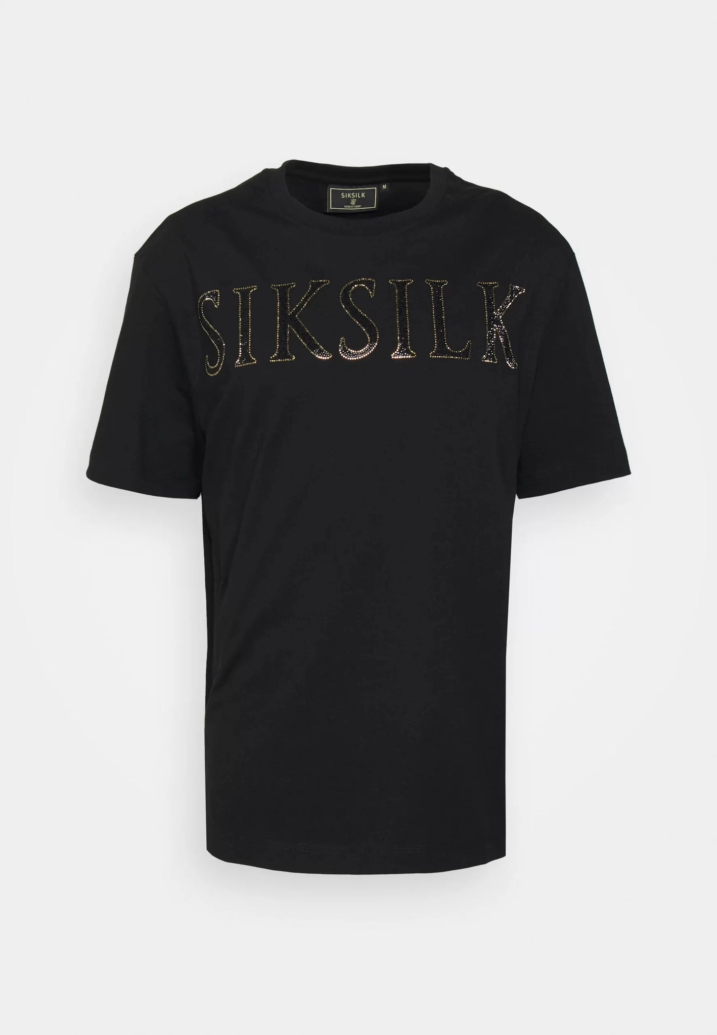 Siksilk T-Shirt Oversized com logo de strass