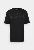 Siksilk T-Shirt Oversized com logo de strass