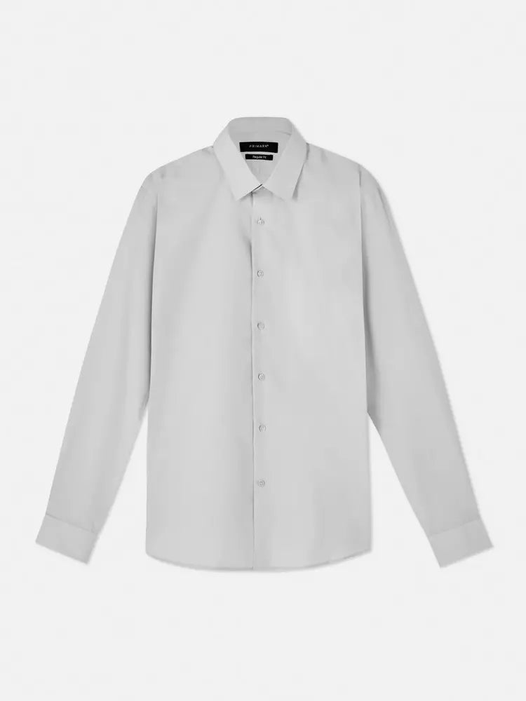 PRIMARK Camisa Formal Cinza