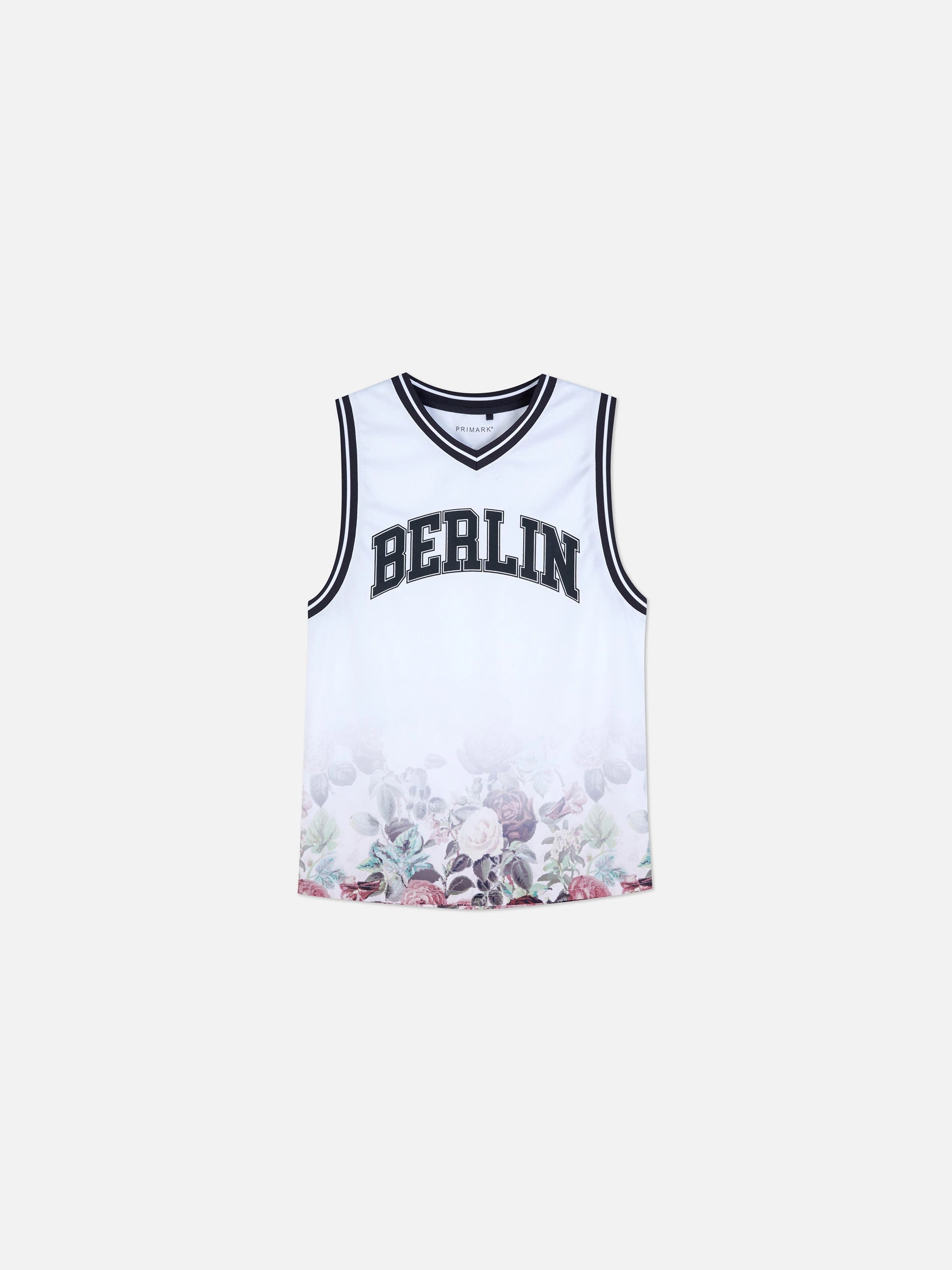 Primark T-Shirt Manga Cava Esportivo Com Estampado Berlin