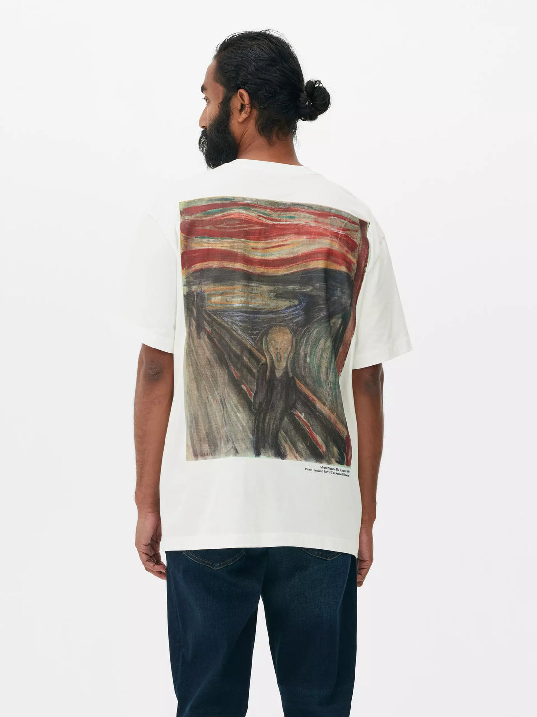 Primark T-Shirt Edvard Munch Branca