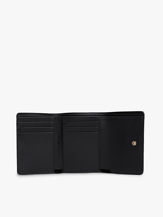Tommy Hilfiger Carteira Debossed Trifold Black